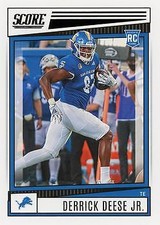 Derrick Deese Jr. 2022 Score Football - RC #376 - Detroit Lions