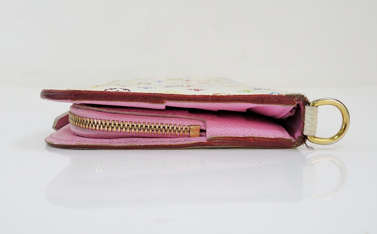 Auth LOUIS VUITTON Insolite White & Multiple Color Monogram Auth LOUIS VUITTON Insolite White & Multiple Color Monogram
