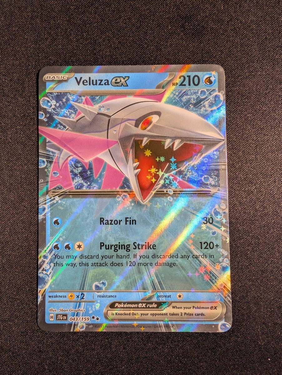 Pokemon Veluza ex 043/159 Double Rare SV Journey Together NM | eBay