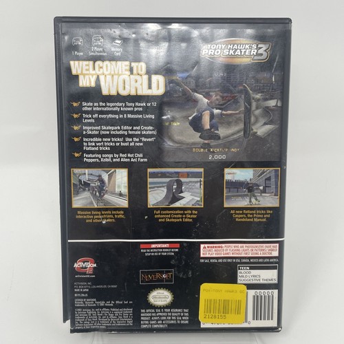 Tony Hawk's Pro Skater 3 - Nintendo Gamecube GC- Game Disc only - Foto 2 di 4