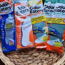 Lot of 5 Pkg Odor Eaters Insoles Trim Size One Size Fits All 7 Pairs Total NEW