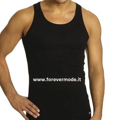 Axiom Herren Unterhemd Schulterfrei Leichter Baumwolle Stretch Art 7315