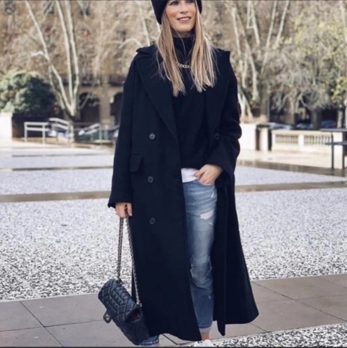 ZARA WOMAN FW22 WOOL BLEND OVERSIZED COAT LIMITED EDITION