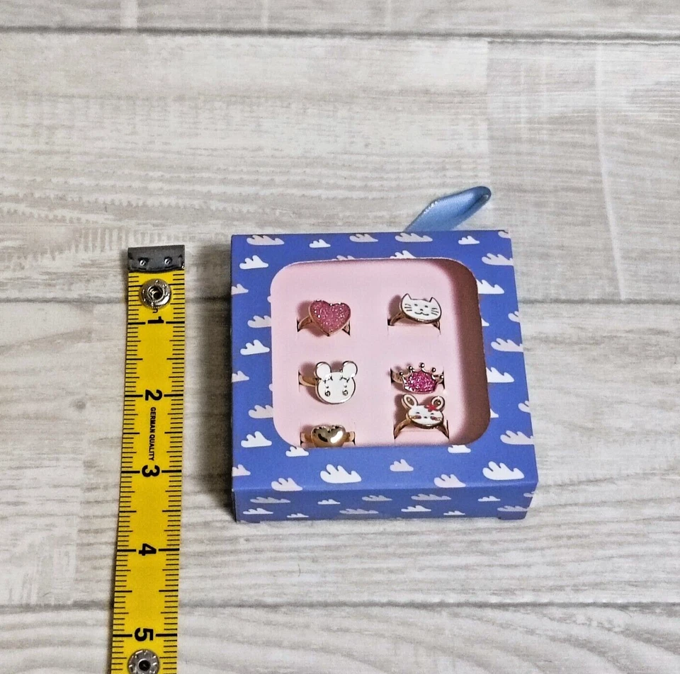 Anillos Flying Tiger Copenhagen niños 6 piezas nube caja de regalo Foto 2 de 3