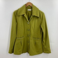 Habitat Women's 4 Button Long Sleeve Cotton Raw Edge Jacket Size S