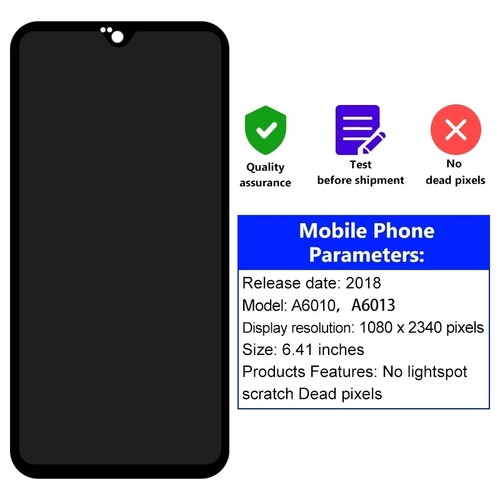 6,41" OLED für OnePlus 6T A6010 A6013 LCD Bildschirm Digitizer Display Montage Teile - Bild 2 von 7