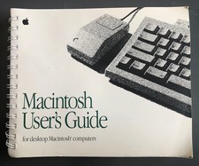 Vintage 1992 Macintosh User's Guide, Spiral Bound
