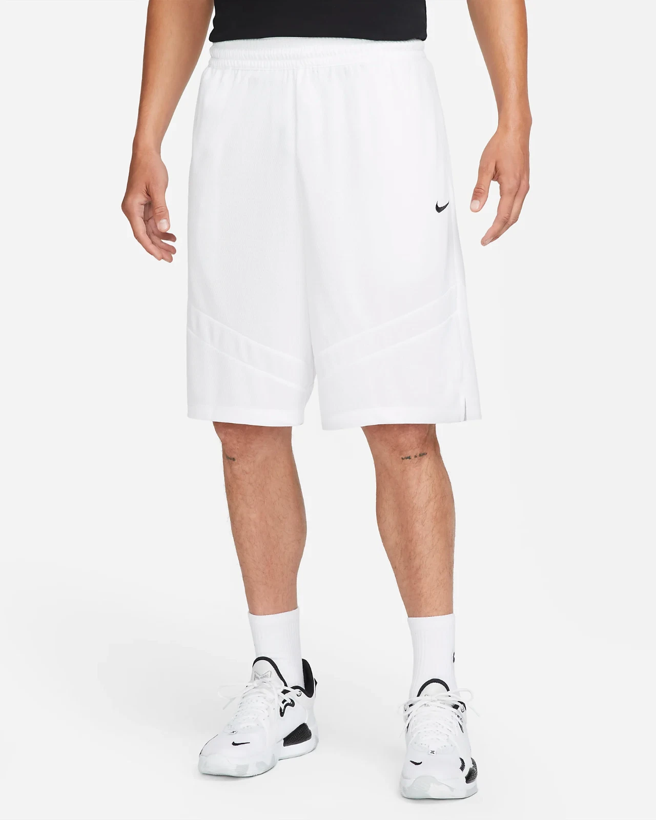 NWT Men's NIKE Big & Tall Dri-Fit Lightweight Basketball Shorts White