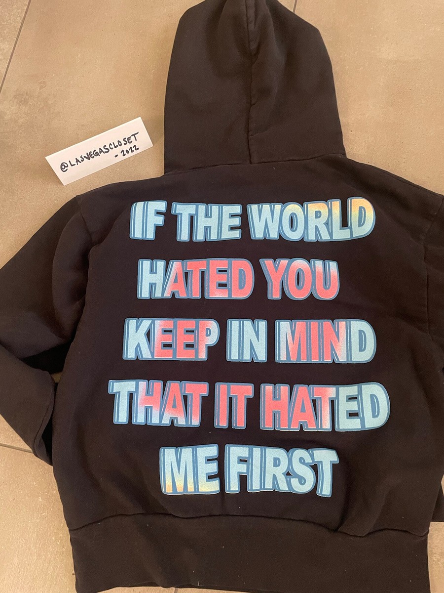 Kanye West AWGE JIK Jesus Is King Cross Hoodie Sweater Tour
