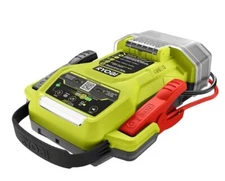 Ryobi 18V Cordless 1600A Jump Starter with LED Work Light (Tool Only)