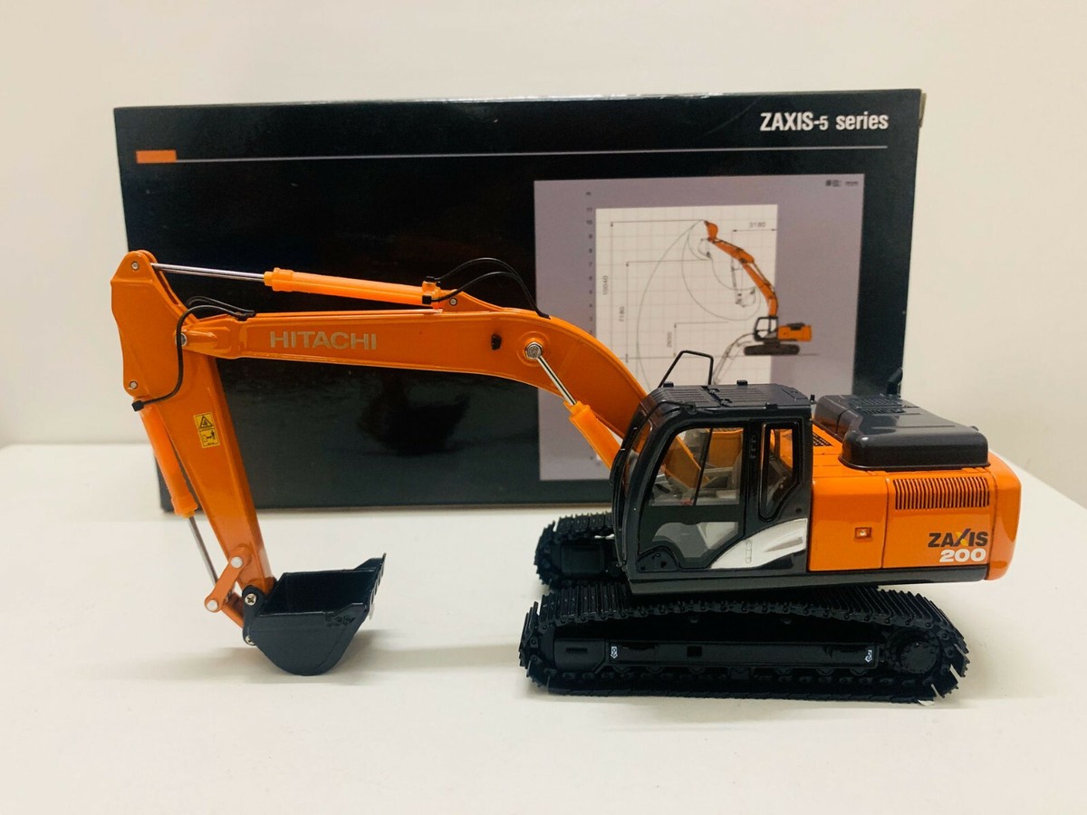 Hitachi Zaxis200-5 Hydrauric Excavator 1/50 Die-Cast Model