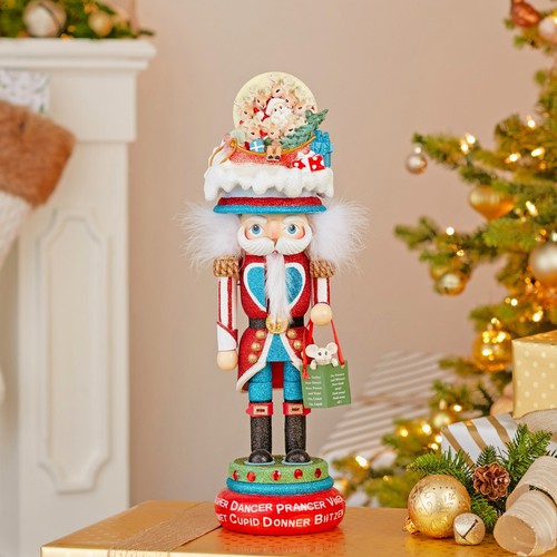 Kurt Adler Hollywood Nutcracker - Now Dasher Now Dancer Christmas Nutcracker 18" - Picture 9 of 11