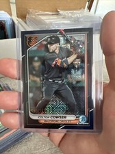 Colton Cowser 2024 Bowman Chrome Blue Mega Mojo Parallel RC 085/175