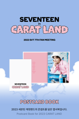 SEVENTEEN in CARAT LAND 2023 7TH FAN MEETING GOODS POSTCARD BOOK