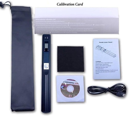 Portable Scanner with 16G SD Card, Handheld Photo Scanner for A4 Documents - Photo 12/12