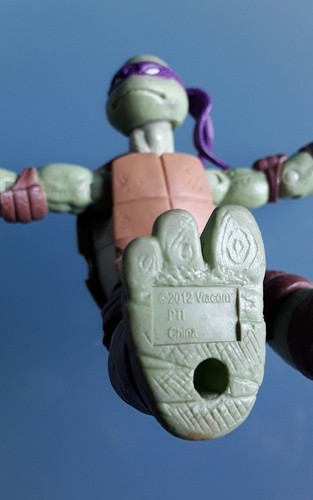 "VIACOM" 2012, Tartarughe Ninja "Donatello", action figure, altezza 12 cm. - Foto 5 di 5
