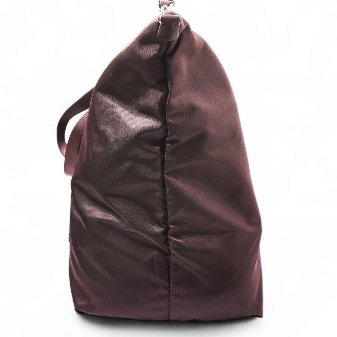 TUMI Just In Case Nylon Tote Bag Bordeaux Wine Red RARE TUMI Just In Case Nylon Tote Bag Bordeaux Wine Red RARE