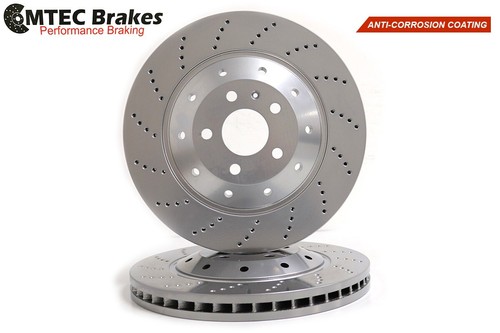 FRONT COATED BRAKE DISCS FOR AUDI RS5 4.2 FSi QUATTRO 13-16 DRILLED ONLY 365MM - 第 1/7 張圖片