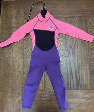 REALON Kids Unisex Pink/Purple Wetsuit Size XS See Pics for Measurements EUC