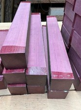 1 x Purpleheart 3 x 3 x 24&rdquo; / Exotic Wood / Exotic Hardwood / Woodturning Blanks