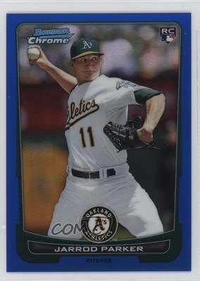 2012 Bowman Chrome Blue Refractor 100/250 Jarrod Parker #99 Rookie RC 7eo