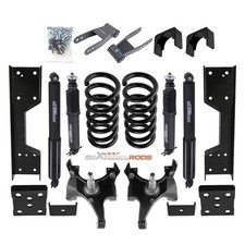 Front Rear 57 Lowering Kit Springs For Silverado Sierra C1500 1988-1998
