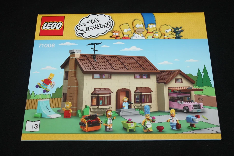 LEGO The SIMPSONS HOUSE # 71006 Homer MARGE Bart LISA Car 2523 pc sealed NO BOX - Image 4 of 4