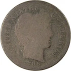 1895 Barber Silver Dime G Good Details 10c Coin Collectible SKU:I25396
