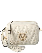 Valentino By Mario Valentino Mia Diamond Leather Crossbody Women's