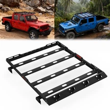 For 2019+ Jeep JL Gladiator JT Hardtop Roof Rack Basket Cargo Luggage Carrier