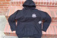 NEW Dogtown Skateboard OZZY OSBOURNE ROCK ICON Bk Pull-Over Men's Hoodie L/Large