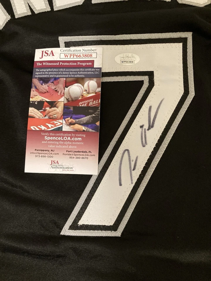 Tim Anderson Signed Autograph Black Custom Jersey White Sox JSA - Image 3 of 4