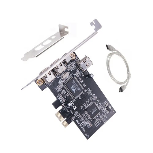 PCI Ex1 to External IEEE 1394 Adapter Card Controller With Bracket  Adapter a