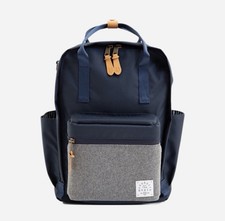 Product of the North Elkin Diaper Bag, Navy Sustainable Backpack