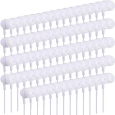 200 Pack Earbuds Bulk Earphones 3.5 mm Classroom Headphones for Adult Assorte...