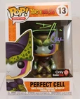 Funko Pop! Perfect Cell Metallic #13 Dragon Ball Z Exclusive, GameStop Signed
