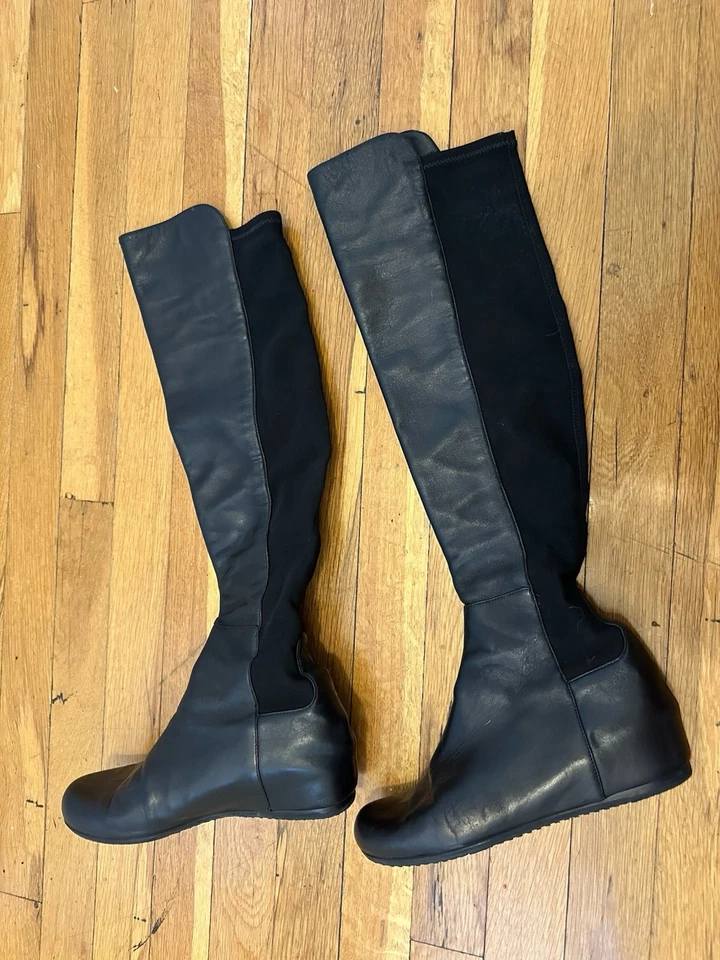 Stuart Weitzman Over The Knee Boot Black Height-enhancing boots size 36 - Image 3 of 4