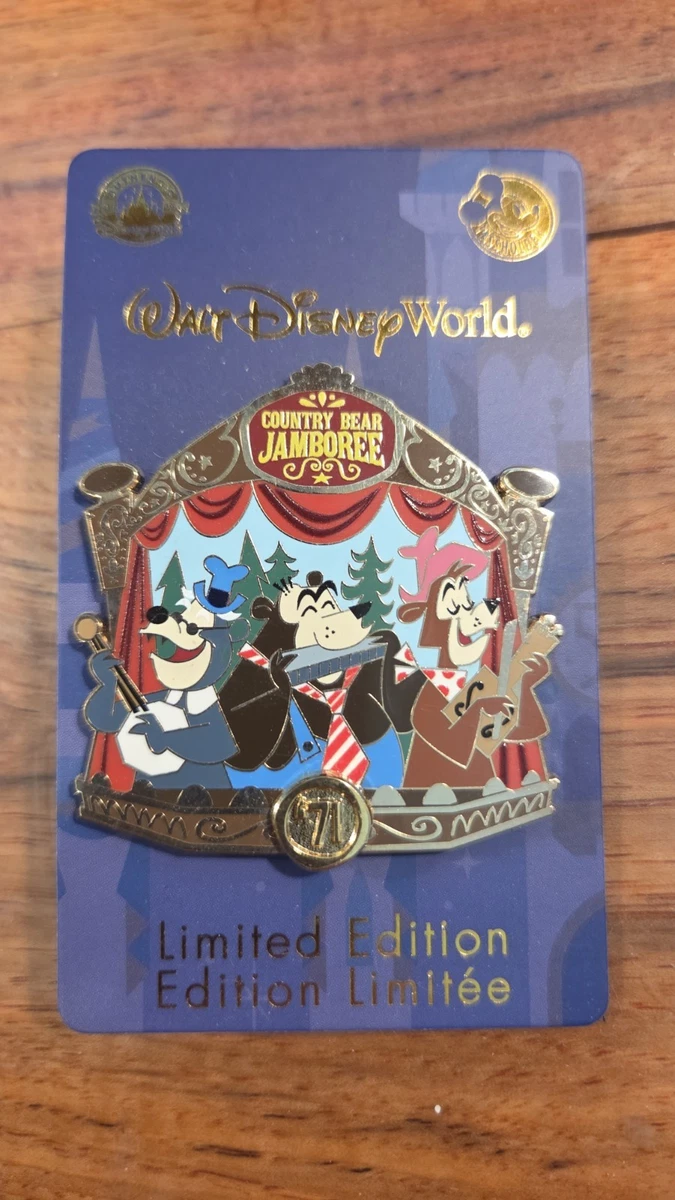 Country Bear Jamboree In Walt Disney World Patches & Pins (1968