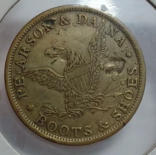 Hard Times Token Pearson & Dana Boots & Shoes Chicago Il 27.5mm JTR 343