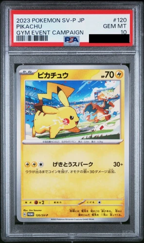 New ListingPSA 10 Pikachu 120/SV-P Japanese Promo Gym Event Charizard 2023 Pokemon Card