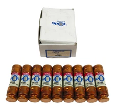 Lot of 9 Ferraz Shawmut TR25R Time Delay Fuse 25A 250V RK5 Smart Spot