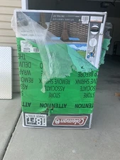 Coleman 18 ft x 48 in Power Steel Frame Round Above Ground Pool Set Easy Setup!