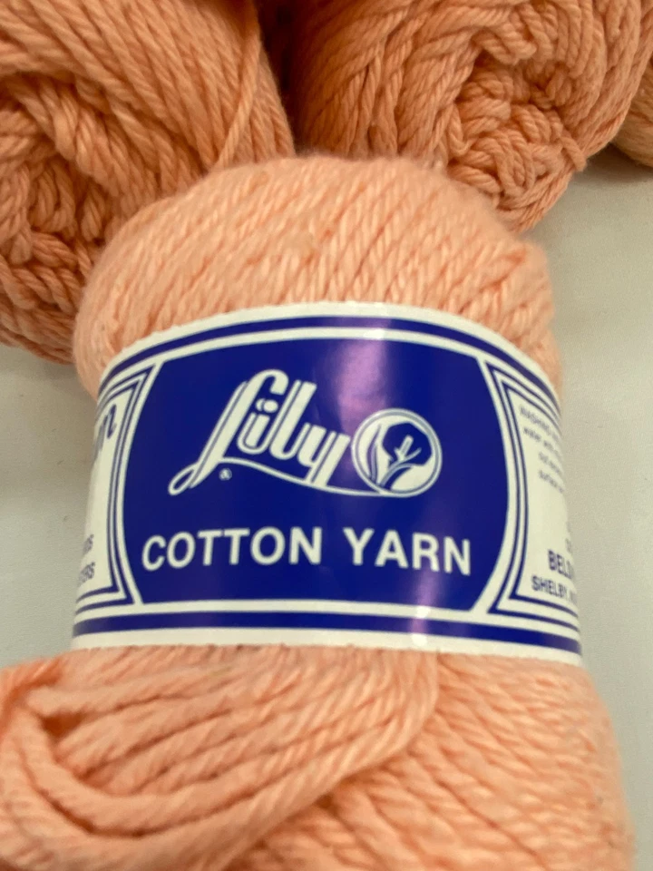 Lily Sugar 'n Cream Cotton Yarn: 6 Skeins #42/Pink 100% Cotton Yarn, NEW, READ - Image 4 of 4