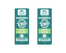Tom's of Maine North Woods Antiperspirant 2 Pack 3.25 oz 48 Hour Protection
