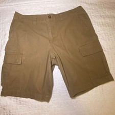 Billabong Mens Khaki Cargo Shorts 38 Durable Outdoor Camping Hiking Gorpcore