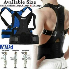 Magnetic Back Support Belt Brace Lumbar Posture Corrector Pain Shoulder Neoprene
