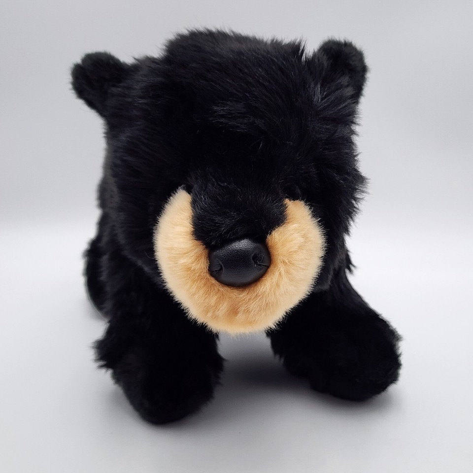 Douglas Almond Black Bear 272 Cuddle Toy Plush Realistic Stuffed