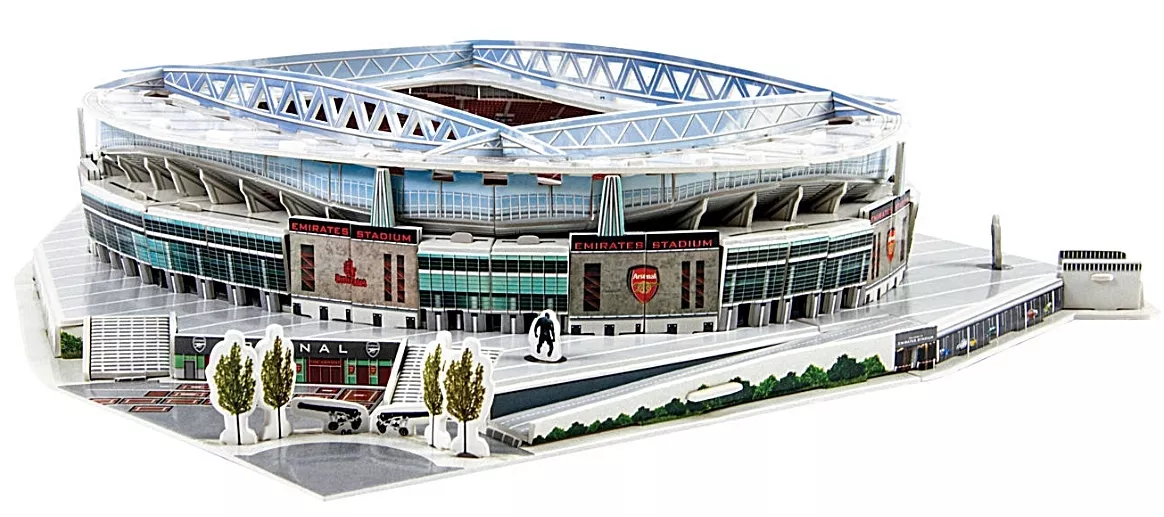 Puzzle 3D 108 pièces Stade Emirates Arsenal Megableu - Puzzle 3D - Achat &  prix