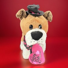 Valentine Animated Dog With Heart Sings Wrapped Up  Walks Tested Works Love