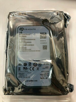 Seagate SkyHawk 2TB Surveillance 64MB Cache DVR NVR 3.5